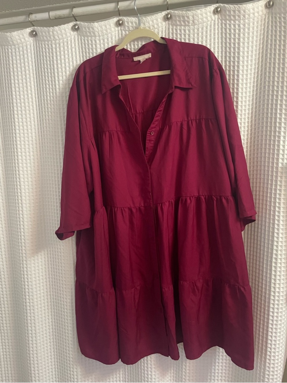 Woman Within plus size tiered dress